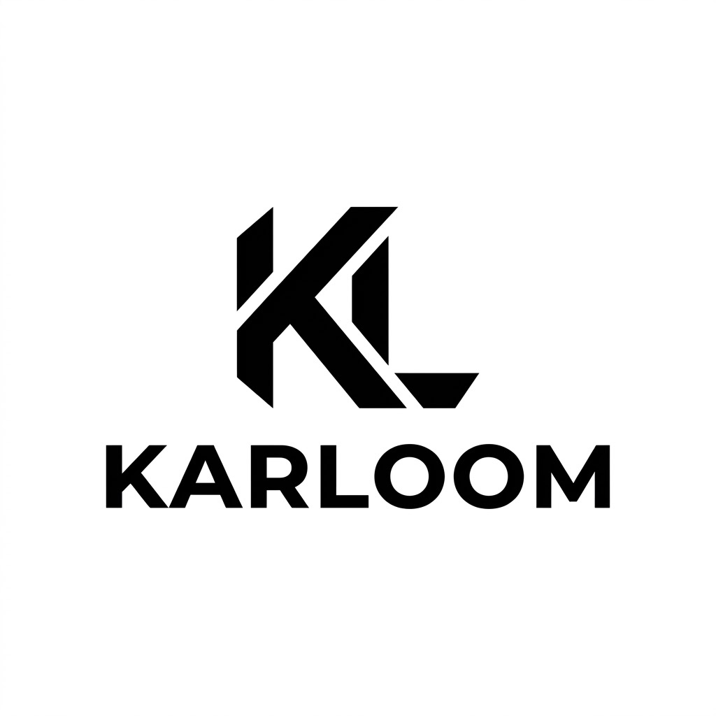Karloom logo – premium women's clothing brand